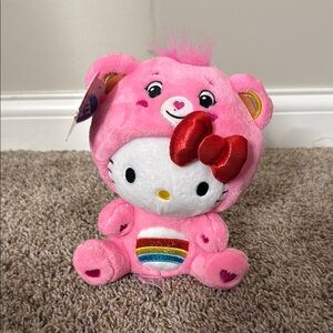 Hello Kitty Pink and Red Stuffed Animal Plush